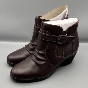 Clarks® Emily2 Opal Women's Heeled Leather Ankle Boots